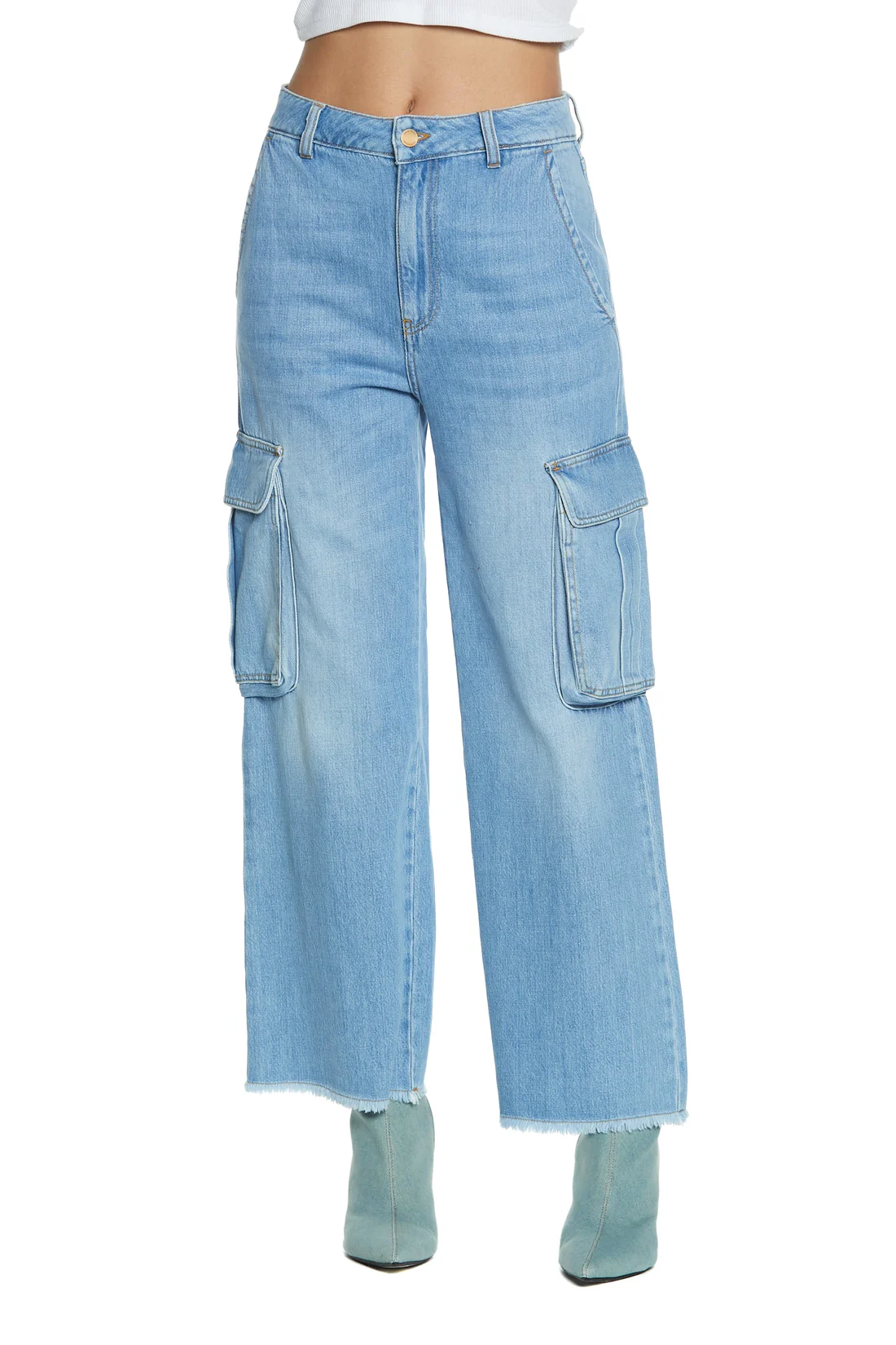 Jeans Tyra_2 cargo denim - Imagen 2