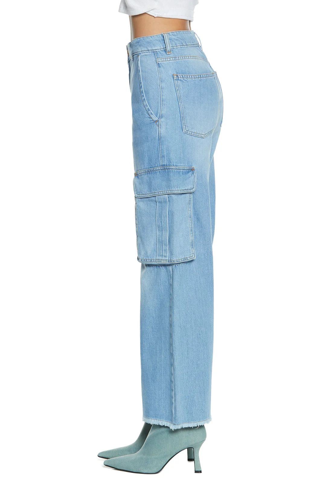 Jeans Tyra_2 cargo denim - Imagen 3