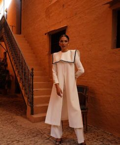 CONJUNTO BABEROLA BLANCO CAYETANA BY CONDES