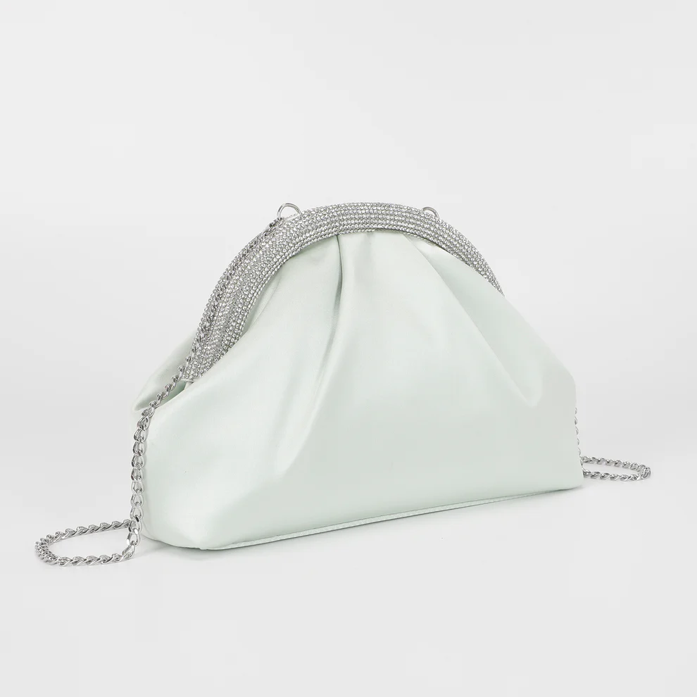 BOLSO DE MANO SATÉN MIMI MUA - Imagen 2