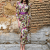 VESTIDO LYRA SEDA Y COLOR