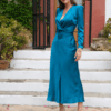VESTIDO PRADA SEDA Y COLOR