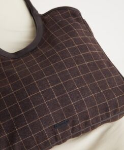 Alternative view of BOLSO MAXI TOTE ACABADOS PIEL MARRÓN YERSE