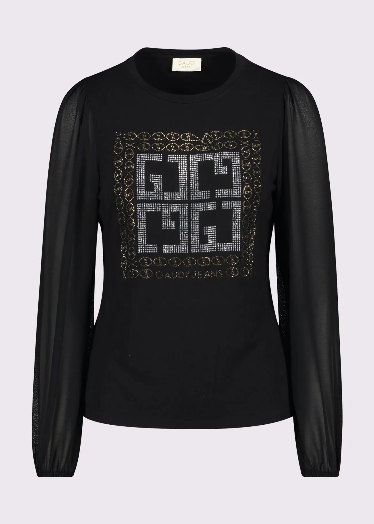 CAMISETA STRASS MANGA FLUIDA GAUDÍ