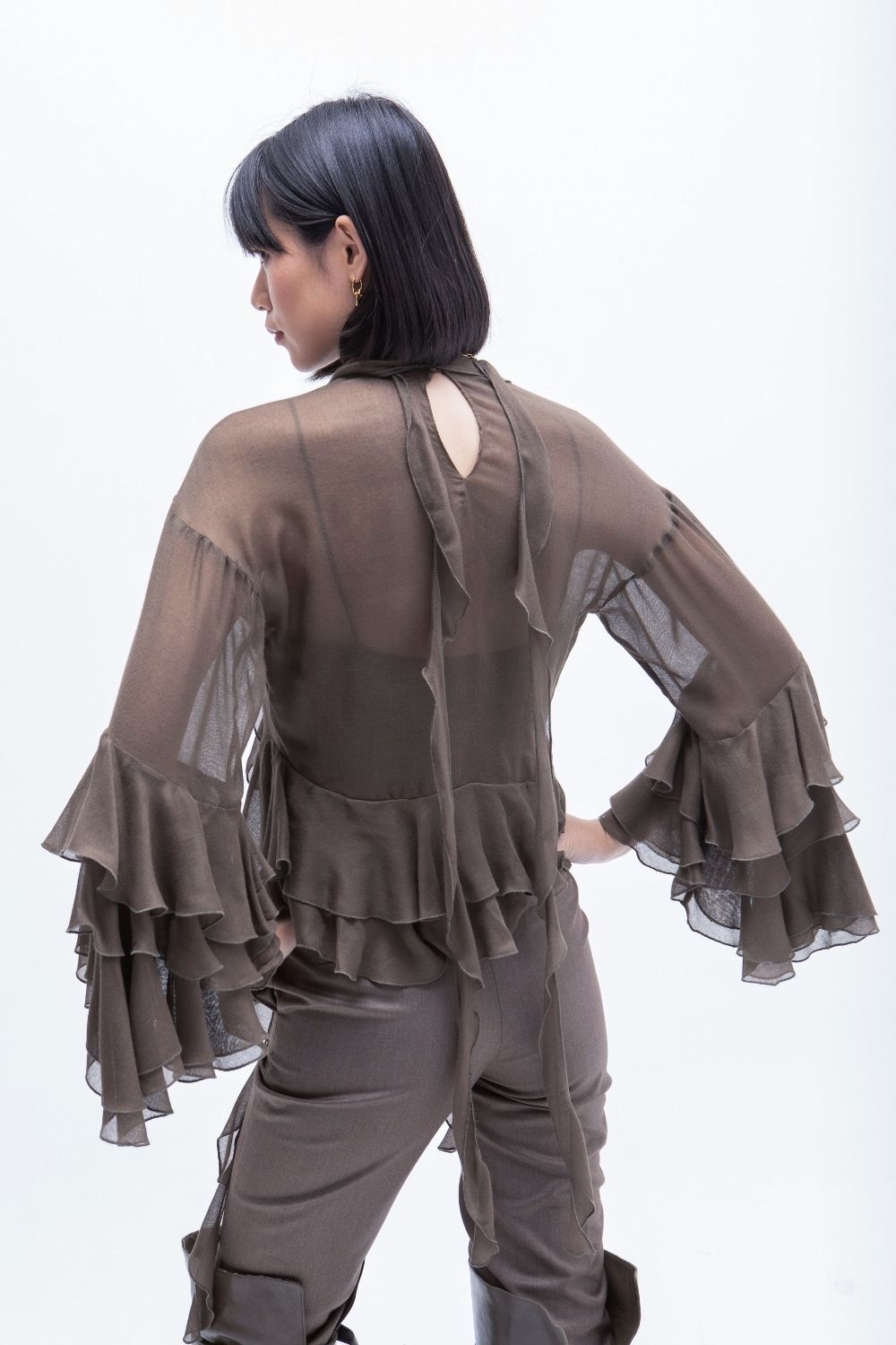 BLUSA VOLANTES GVL MASAVI - Imagen 3