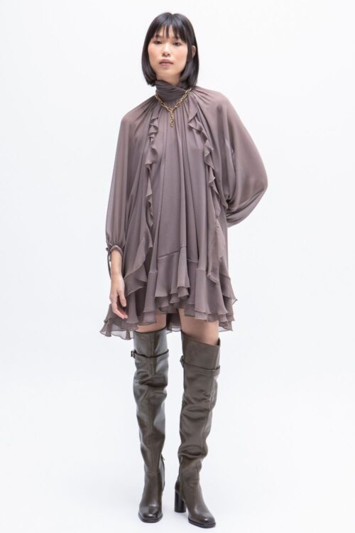 Alternative view of VESTIDO CORTO VOLANTES CAPRI MASAVI
