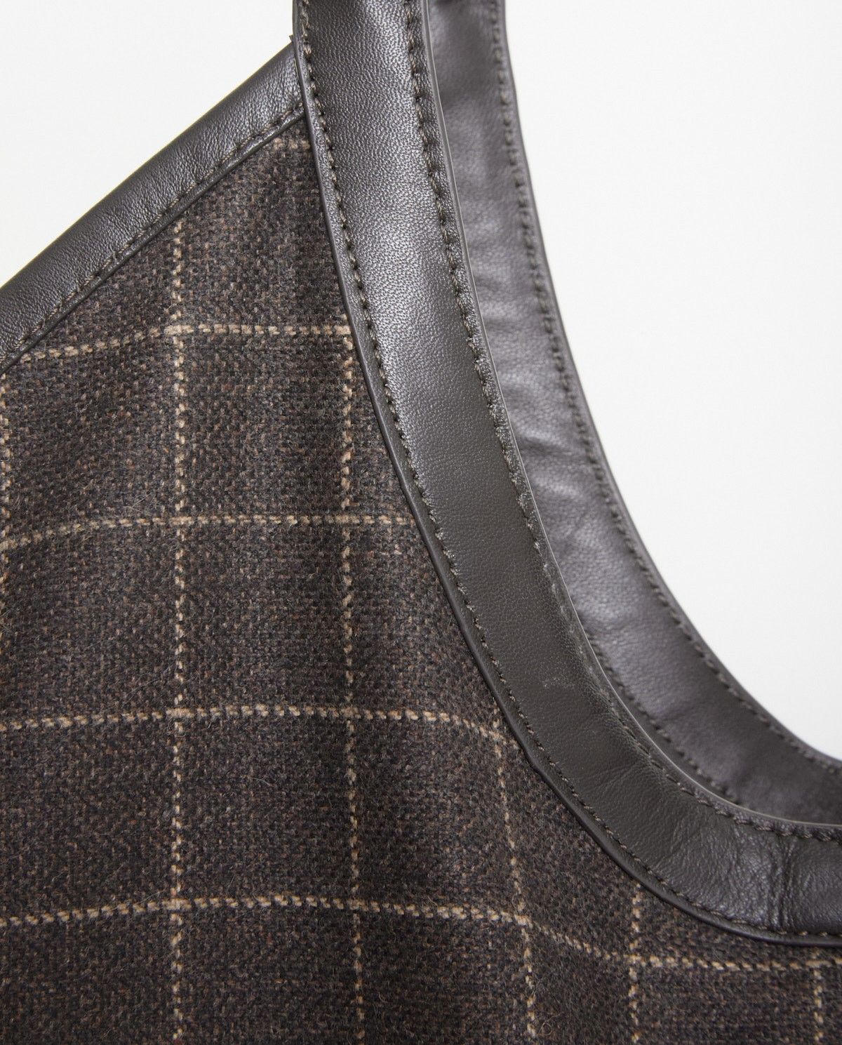 BOLSO MAXI TOTE ACABADOS PIEL MARRÓN YERSE - Imagen 7