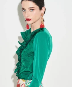 Alternative view of CAMISA VERDE PANAMBI ARTIA