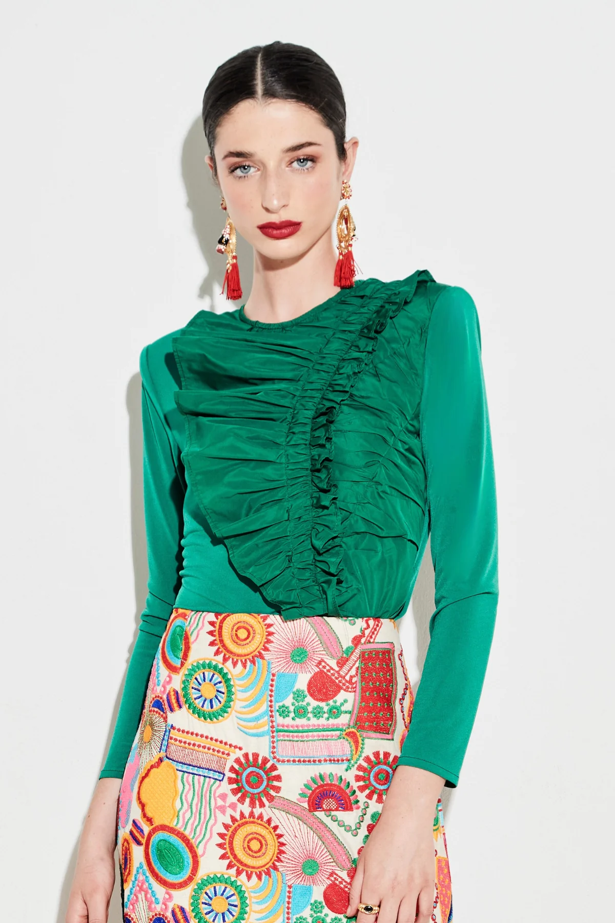 CAMISA VERDE PANAMBI ARTIA