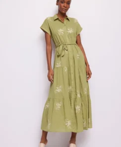 Vestido verde 611FD15002.webp