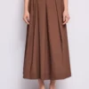 falda larga con cinturon 611FD75002.webp