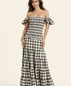 Alternative view of VESTIDO VICHY NOIR FETICHE SUANCES