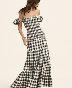 VESTIDO VICHY NOIR FETICHE SUANCES