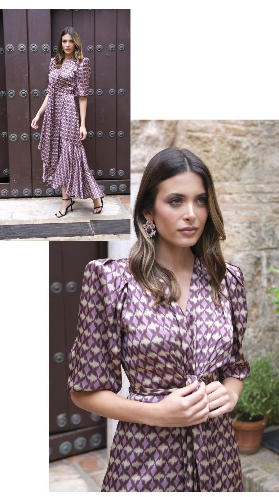 Vestido Merilym Seda y Color - Imagen 2
