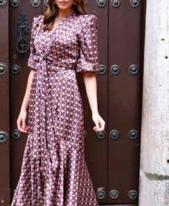 Vestido Merilym Seda y Color