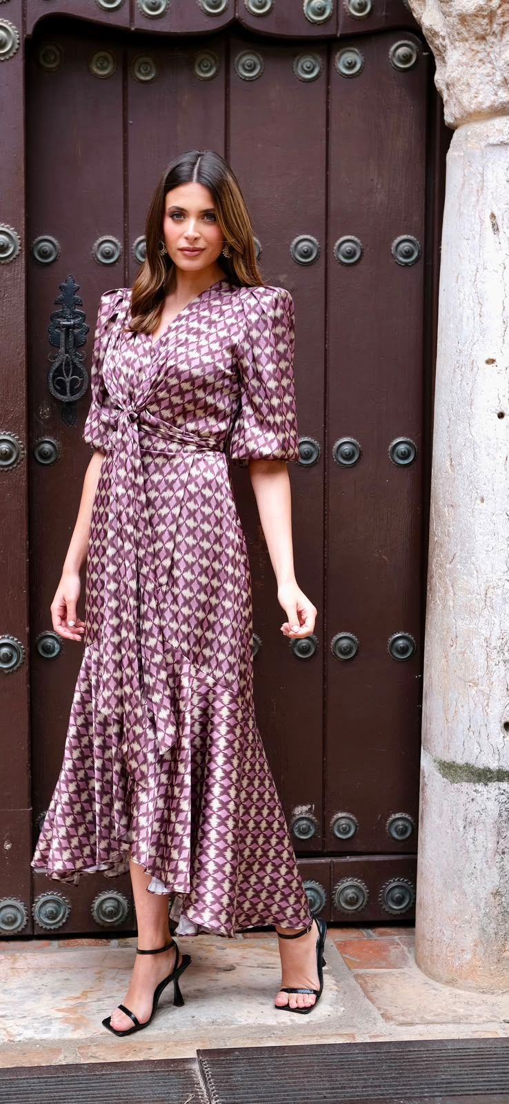 Vestido Merilym Seda y Color