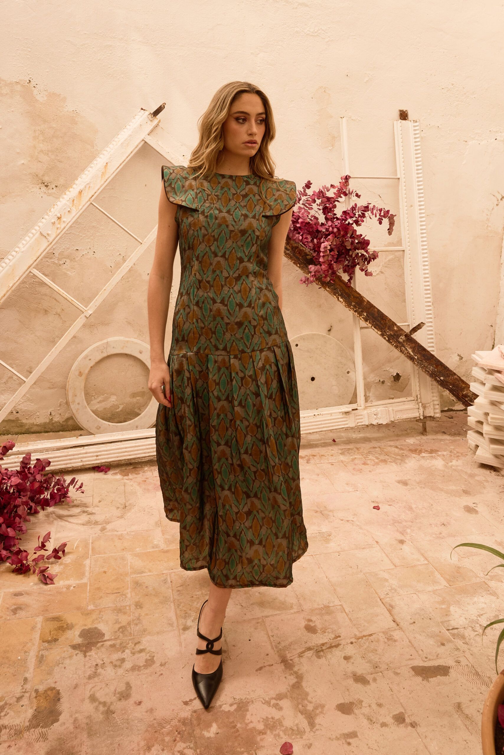 VESTIDO VERTICE MAGNOLIA KOBUS