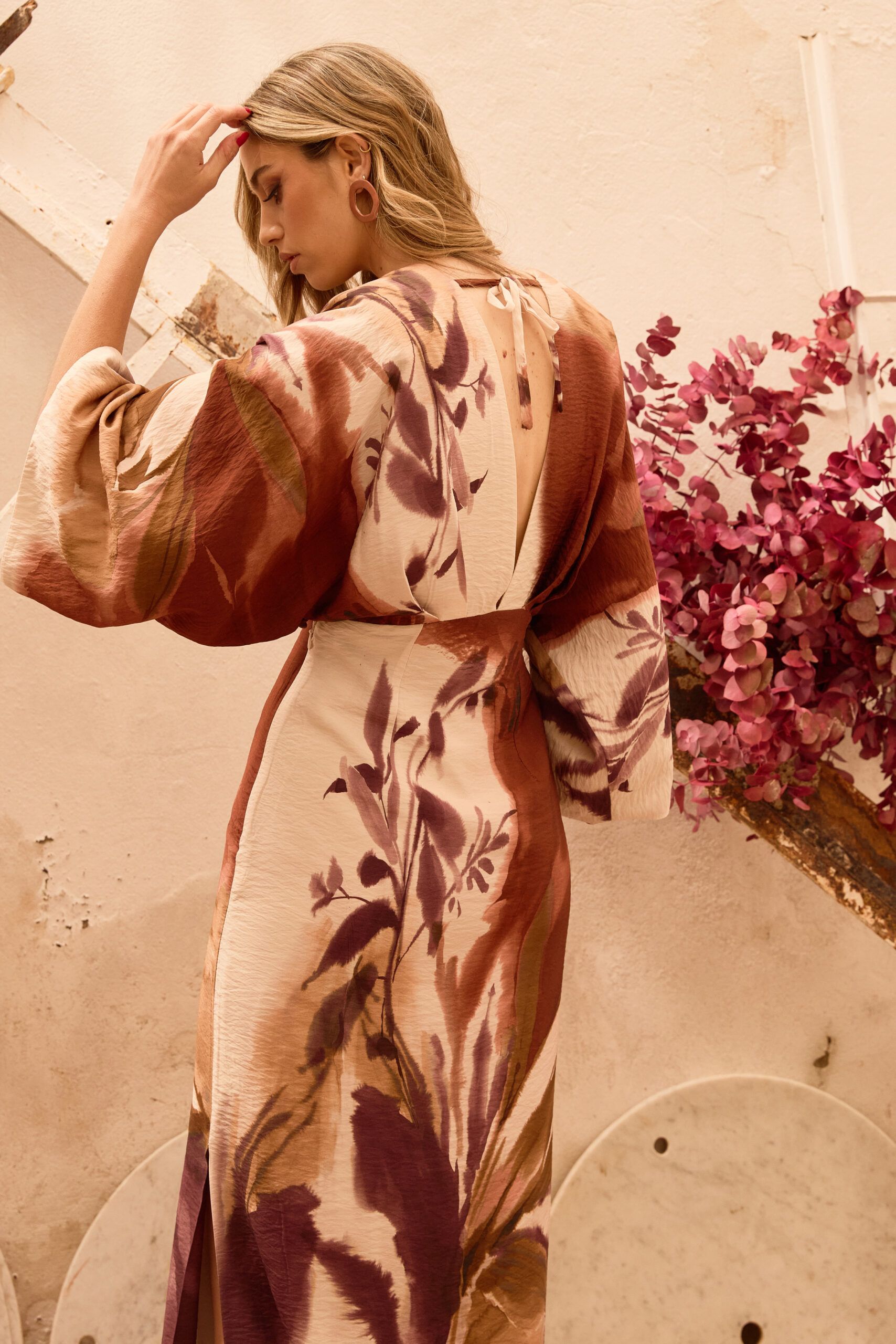 VESTIDO VIVANT FLORAL MAGNOLIA KOBUS - Imagen 4