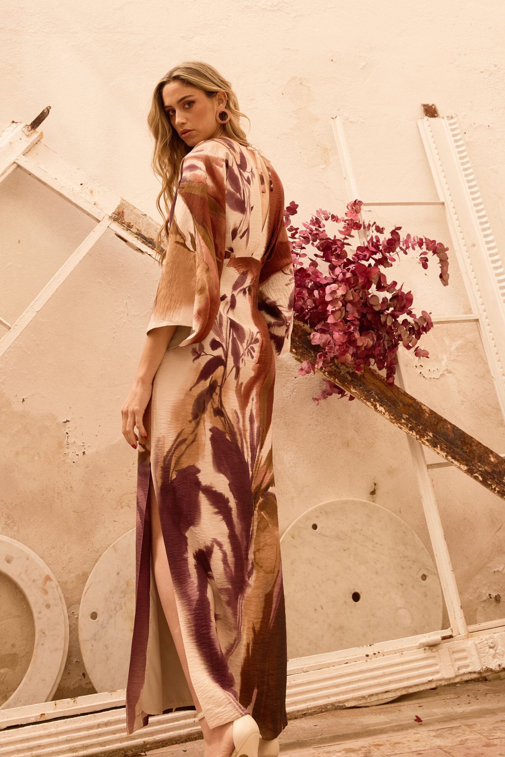 VESTIDO VIVANT FLORAL MAGNOLIA KOBUS - Imagen 3