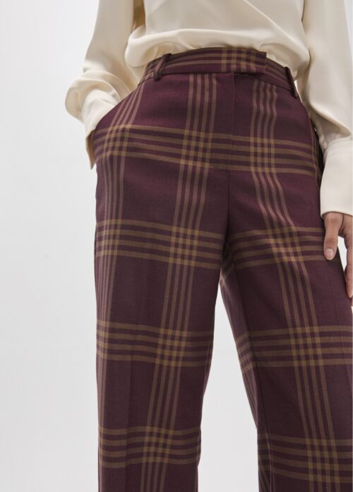 PANTALON RECTO CUADROS LOLA CASADEMUNT BY MAITE