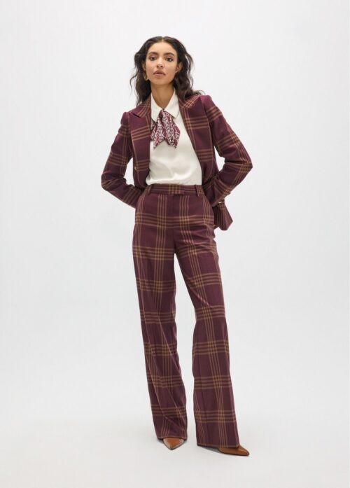 Alternative view of PANTALON RECTO CUADROS LOLA CASADEMUNT BY MAITE